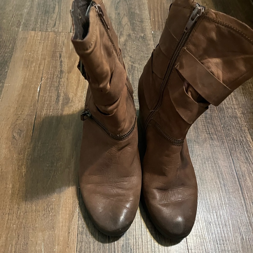 Josef Seibel heeled boots.